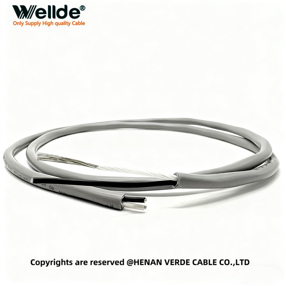 כבל בקרה PVC לא מוגן בעל 2 ליבות 16 AWG