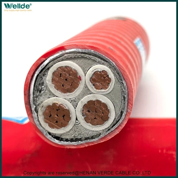 3-primary And 1-auxiliary Four-core Structure Fireproof Cable factory