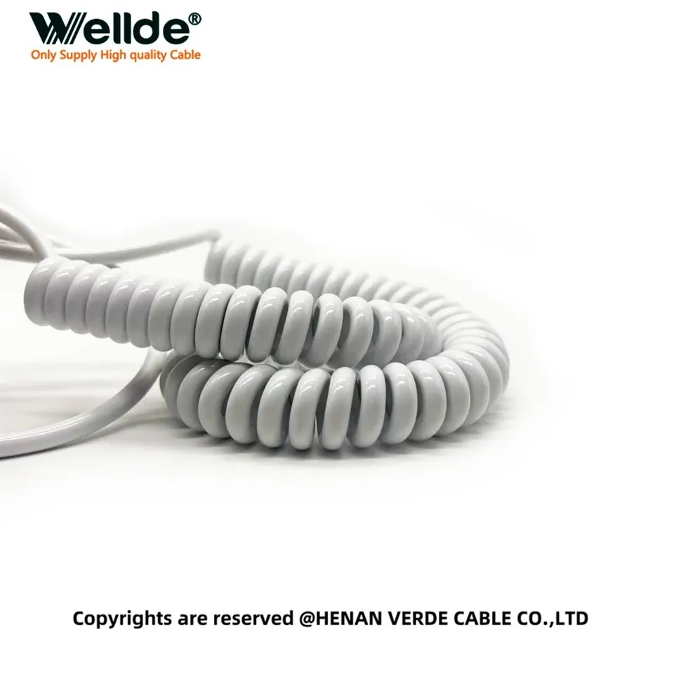 Flexible Coiled Keyboard Cable