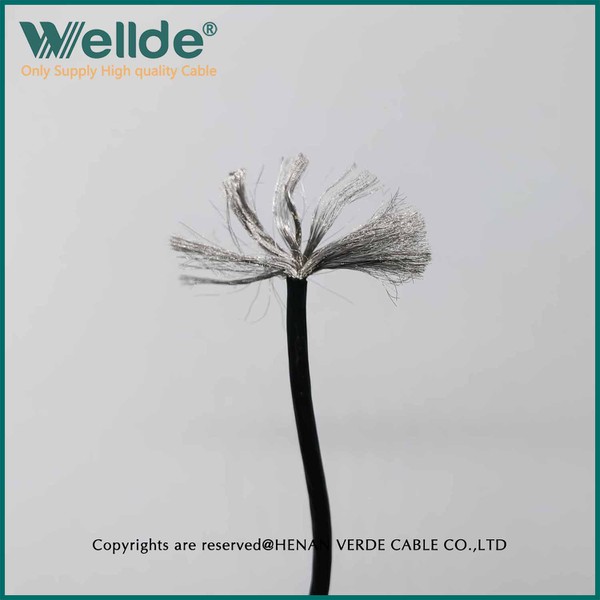 Black 10AWG single core high temperature cable Black 10AWG single core high temperature cable